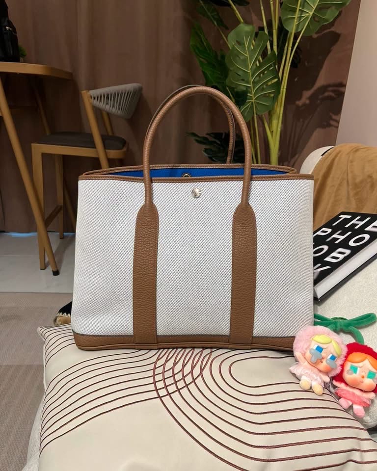 Hermes garden party 36,STAMP Z 100%Authentic,98%new ✅Dust bag