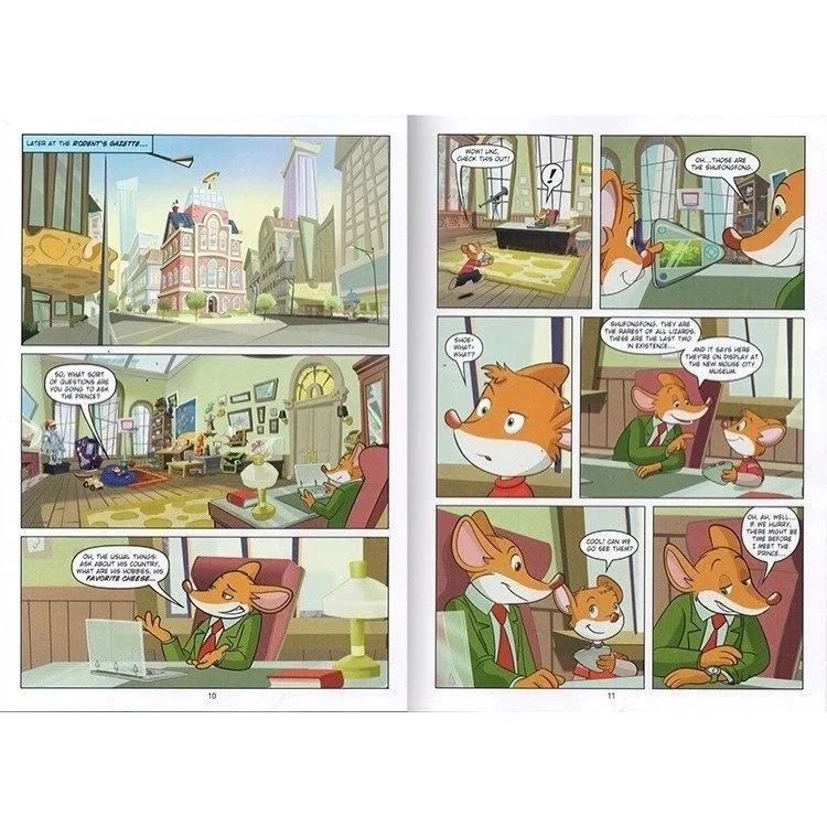 老鼠記者Geronimo Stilton Reporter Graphic Novels 9冊精裝全彩冒險