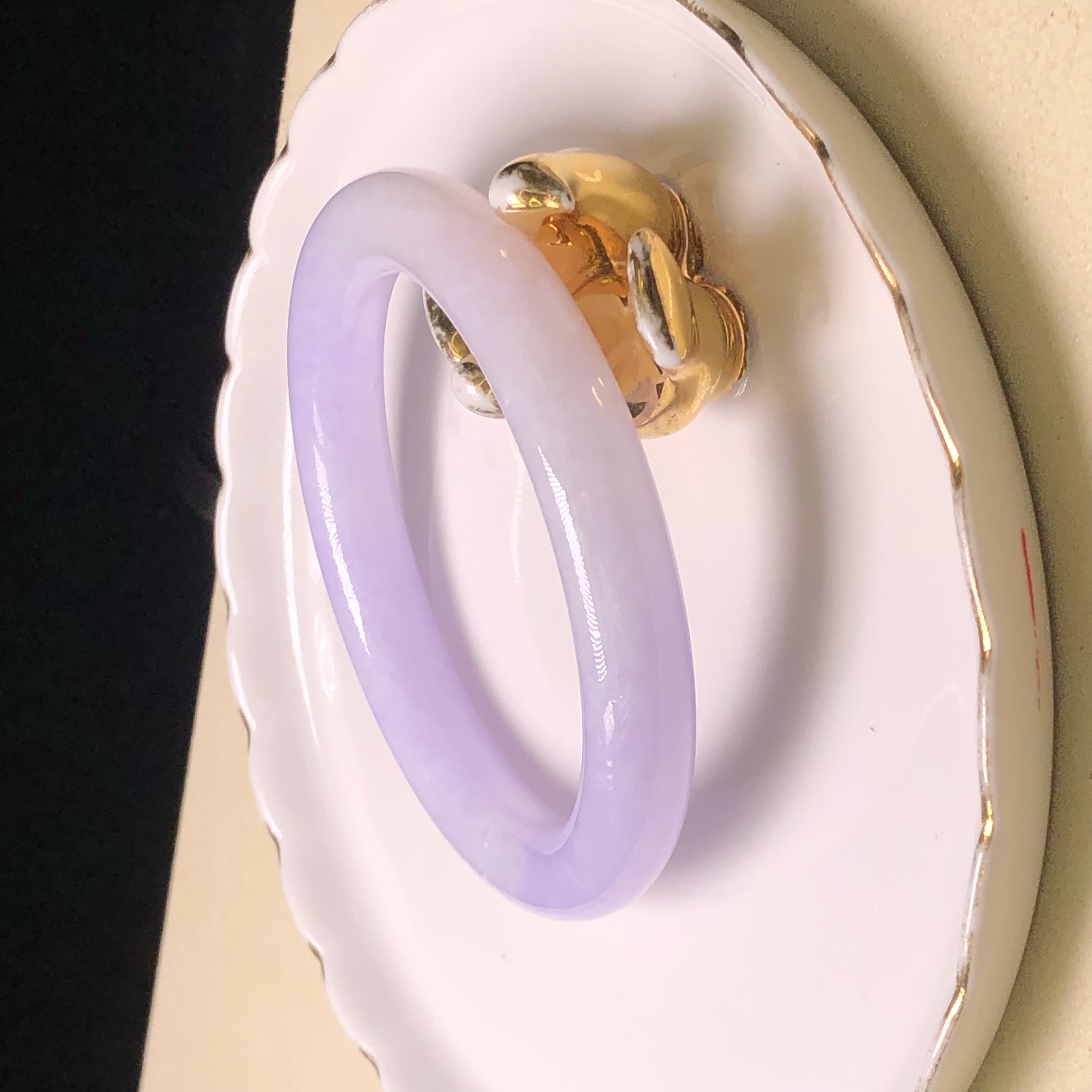 C06733木那藍紫圓鐲57.8mm