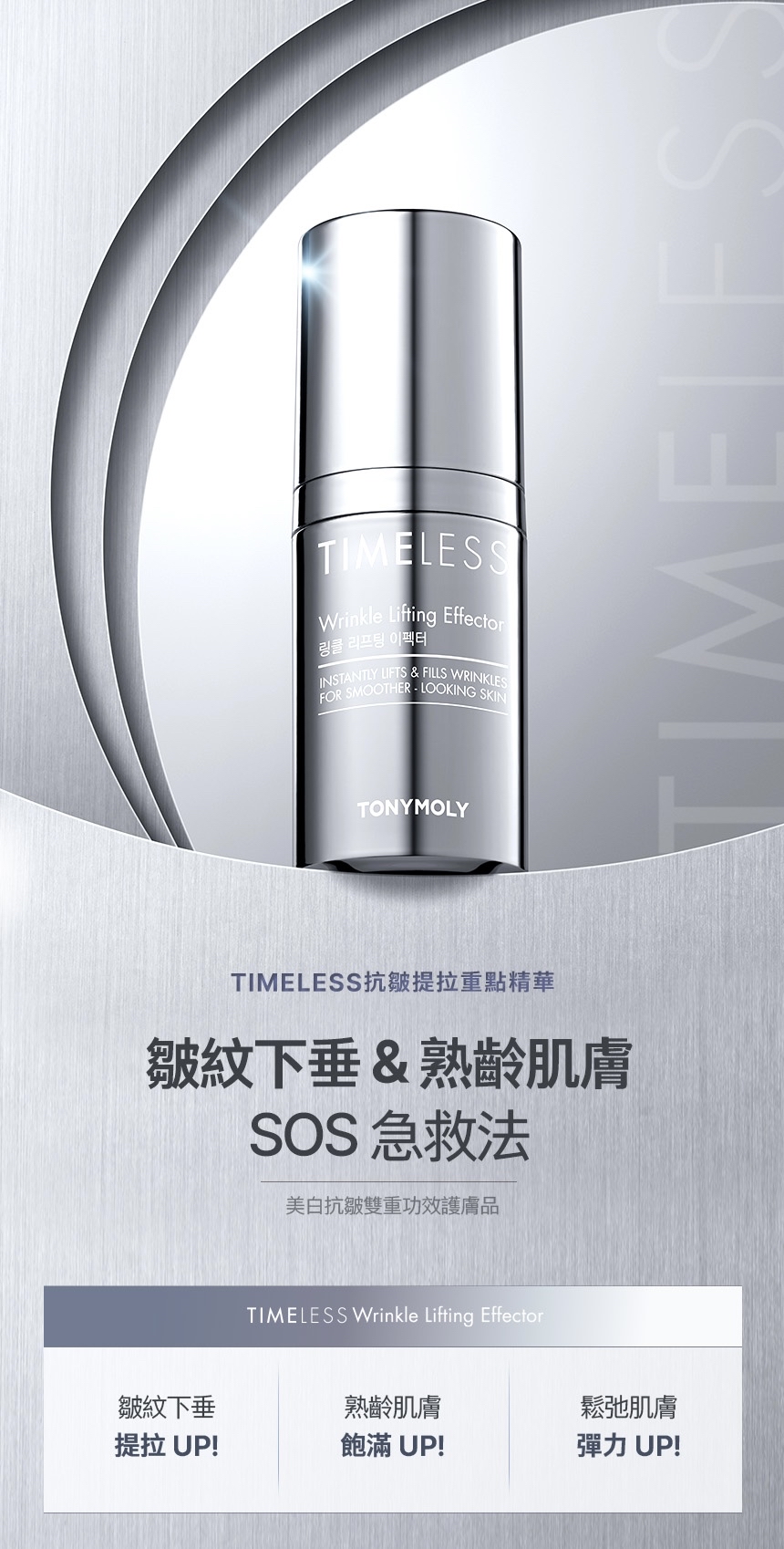 TIMELESS抗皺提拉重點精華