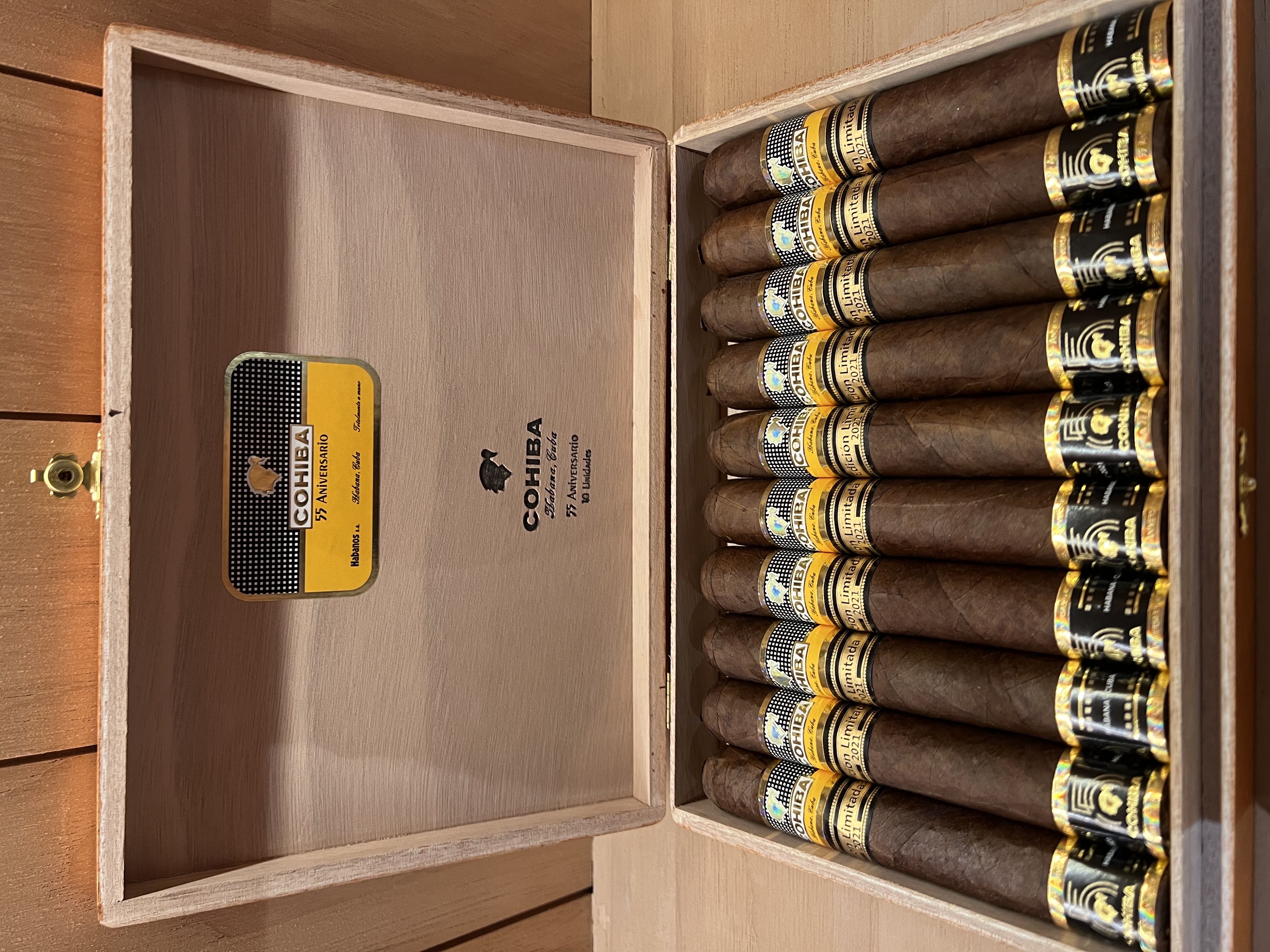 COHIBA高希霸 55周年 10支 （木盒）