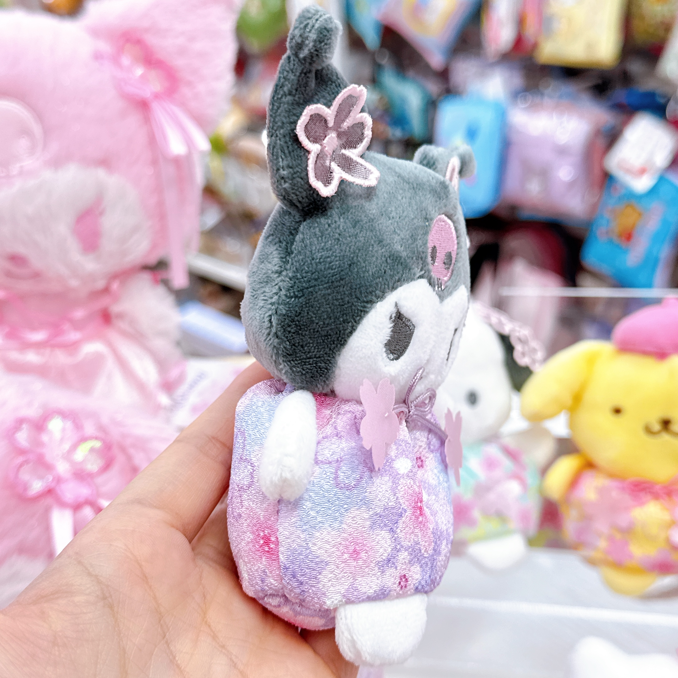 日本直送Sanrio 櫻花主題系列豆袋公仔