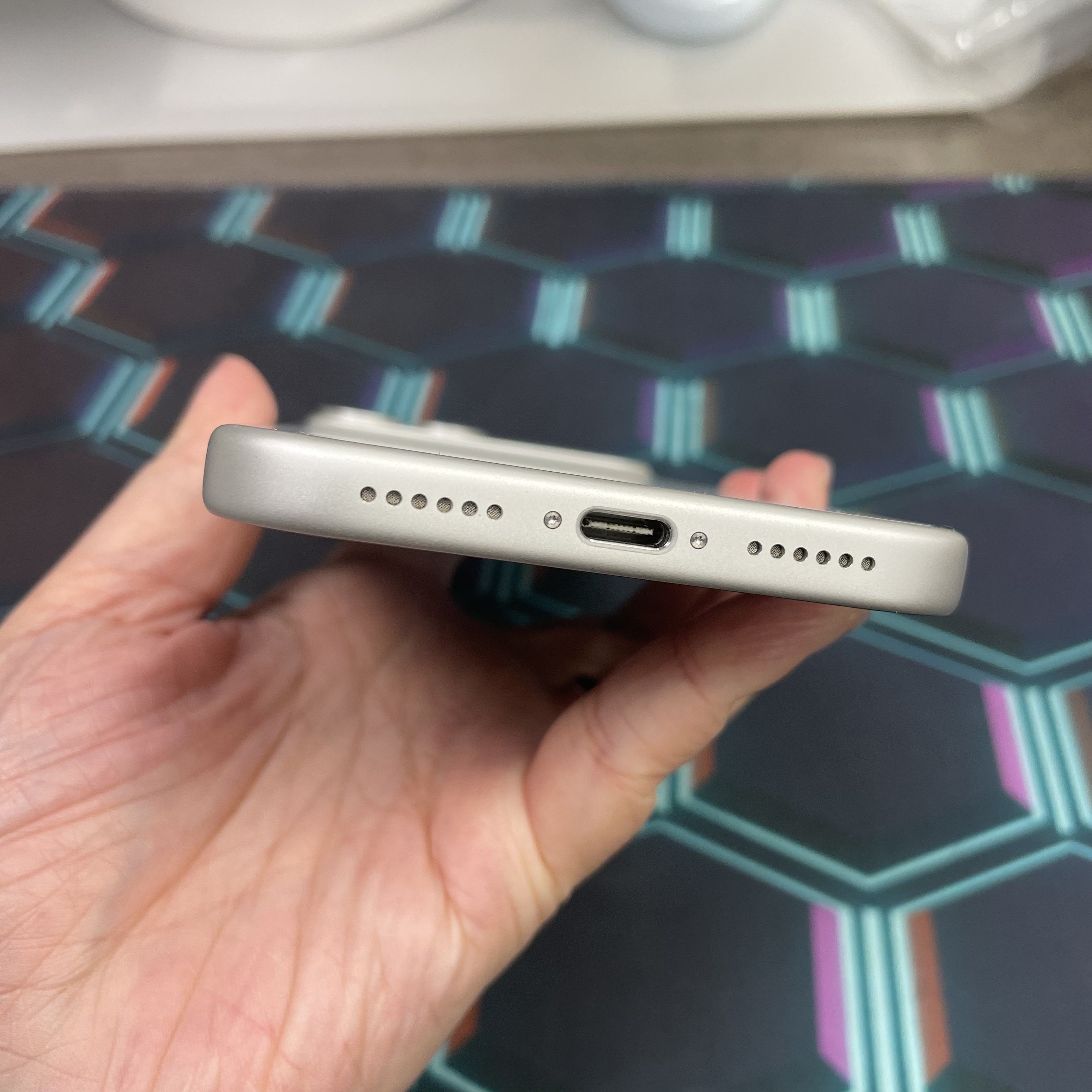 *8297 17 Pro max 完美機 256GB 電91 銀色 sliver