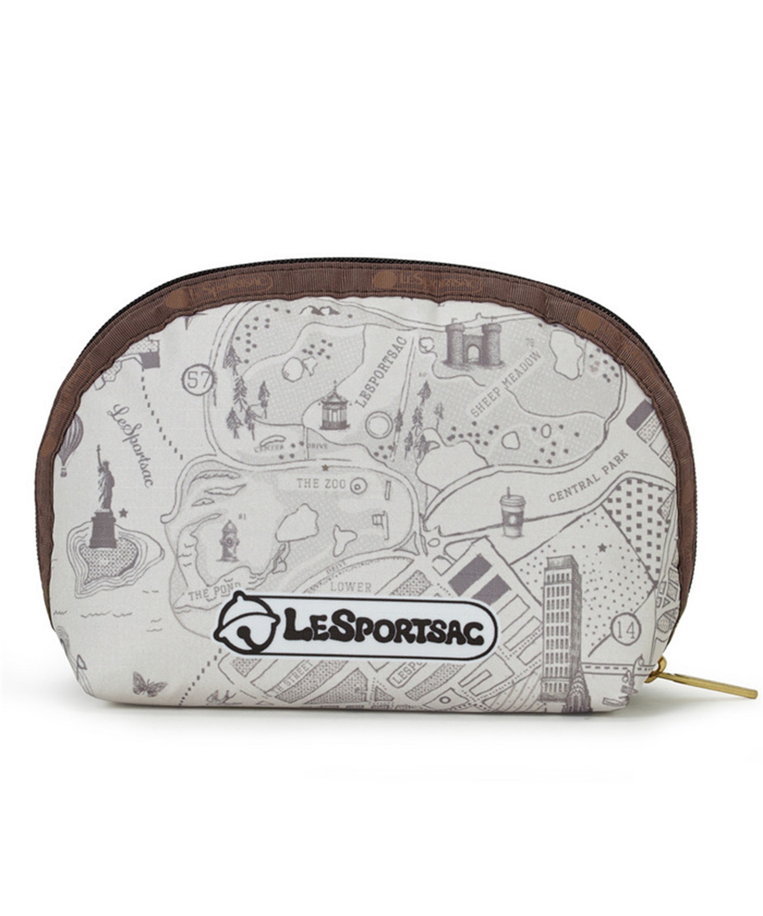 [訂購] [日本直送] 💙 LeSportsac「DORAEMON MEDIUM DOME COSMETIC」 📏 尺寸/內容：高約13cm｜闊約15cm｜厚約8cm {TF260812}