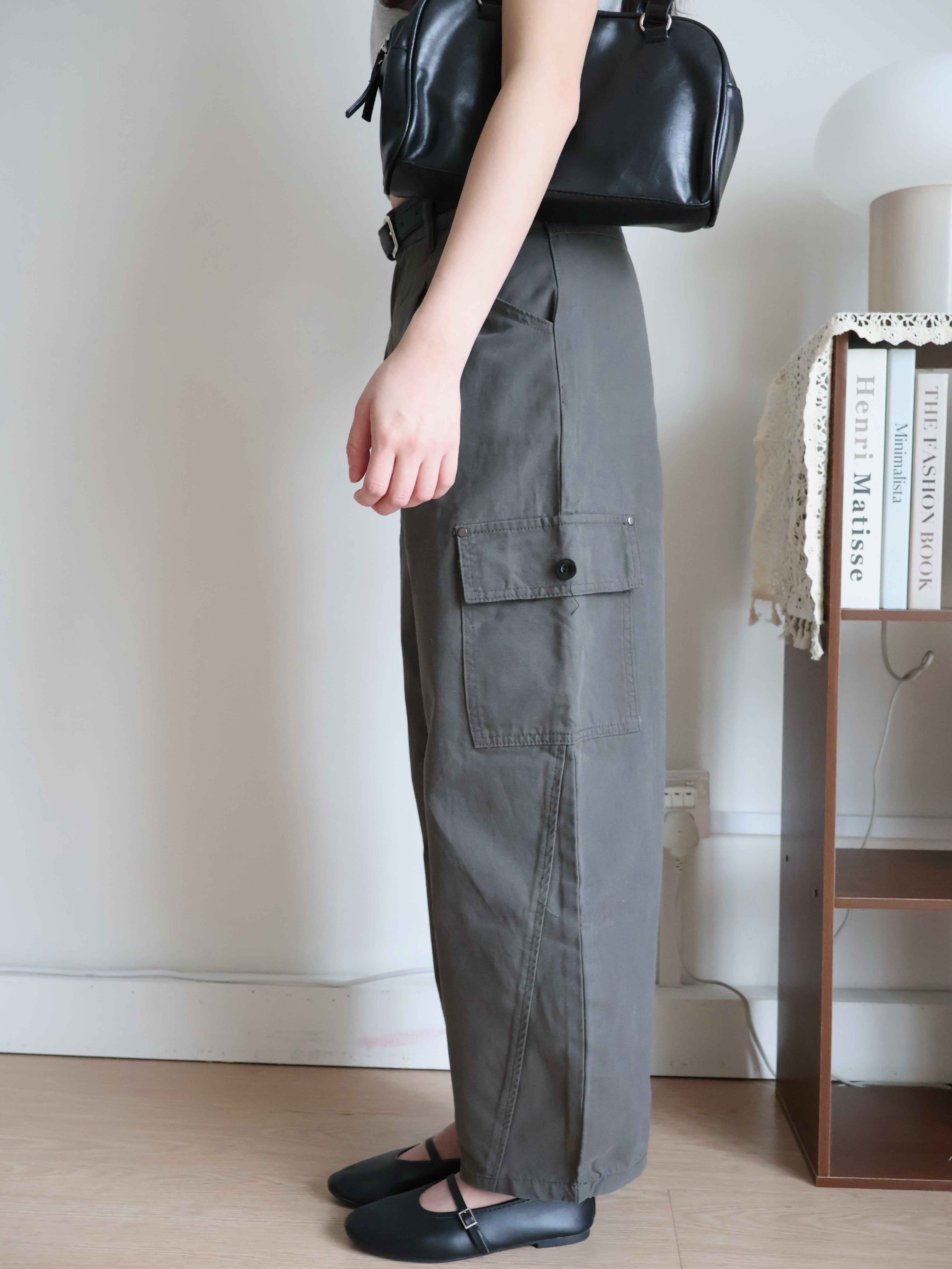 Heidi Barrel Jeans | Grey