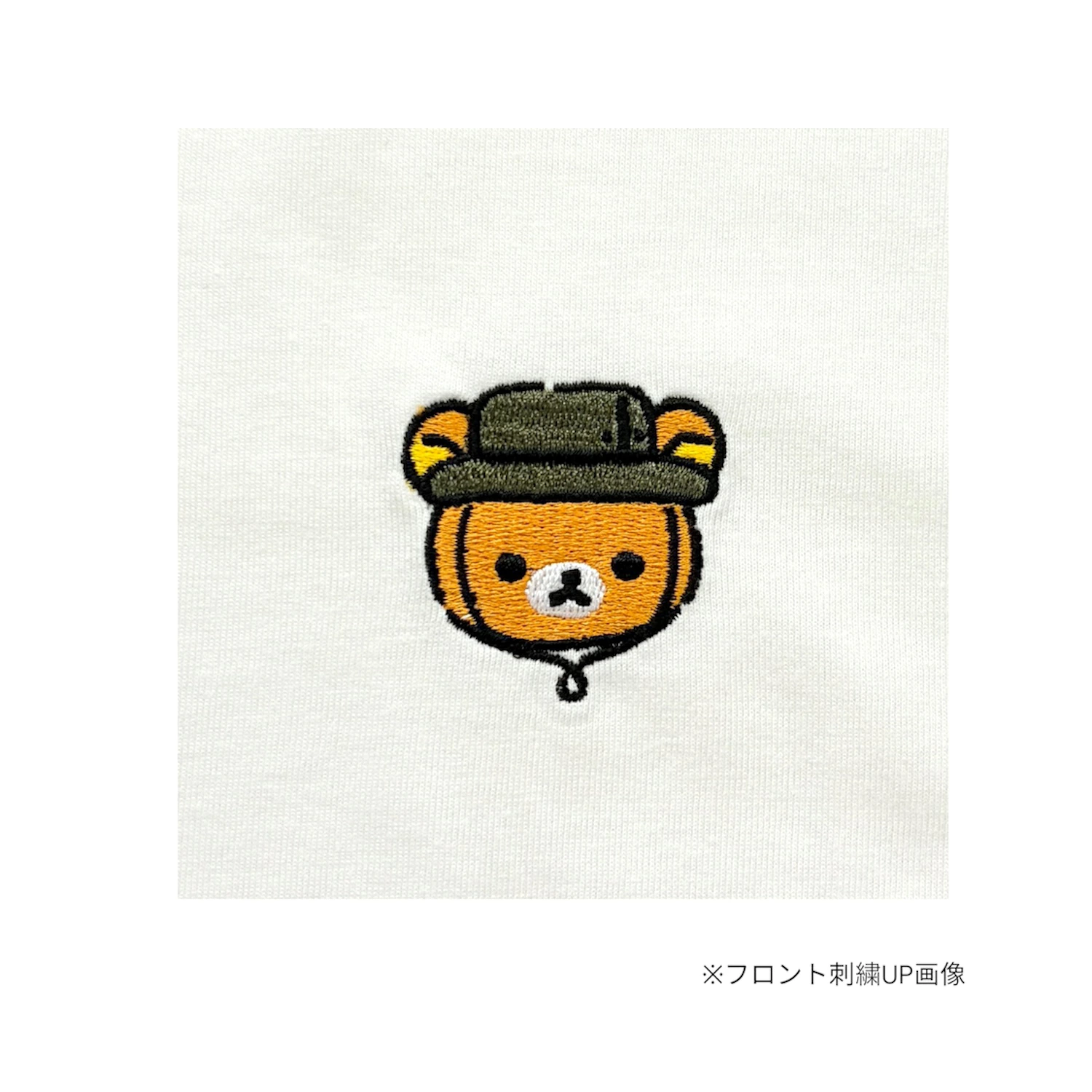 鬆弛熊戶外系列 刺繡拼色袖 Oversize 插肩短袖T恤（男女適用