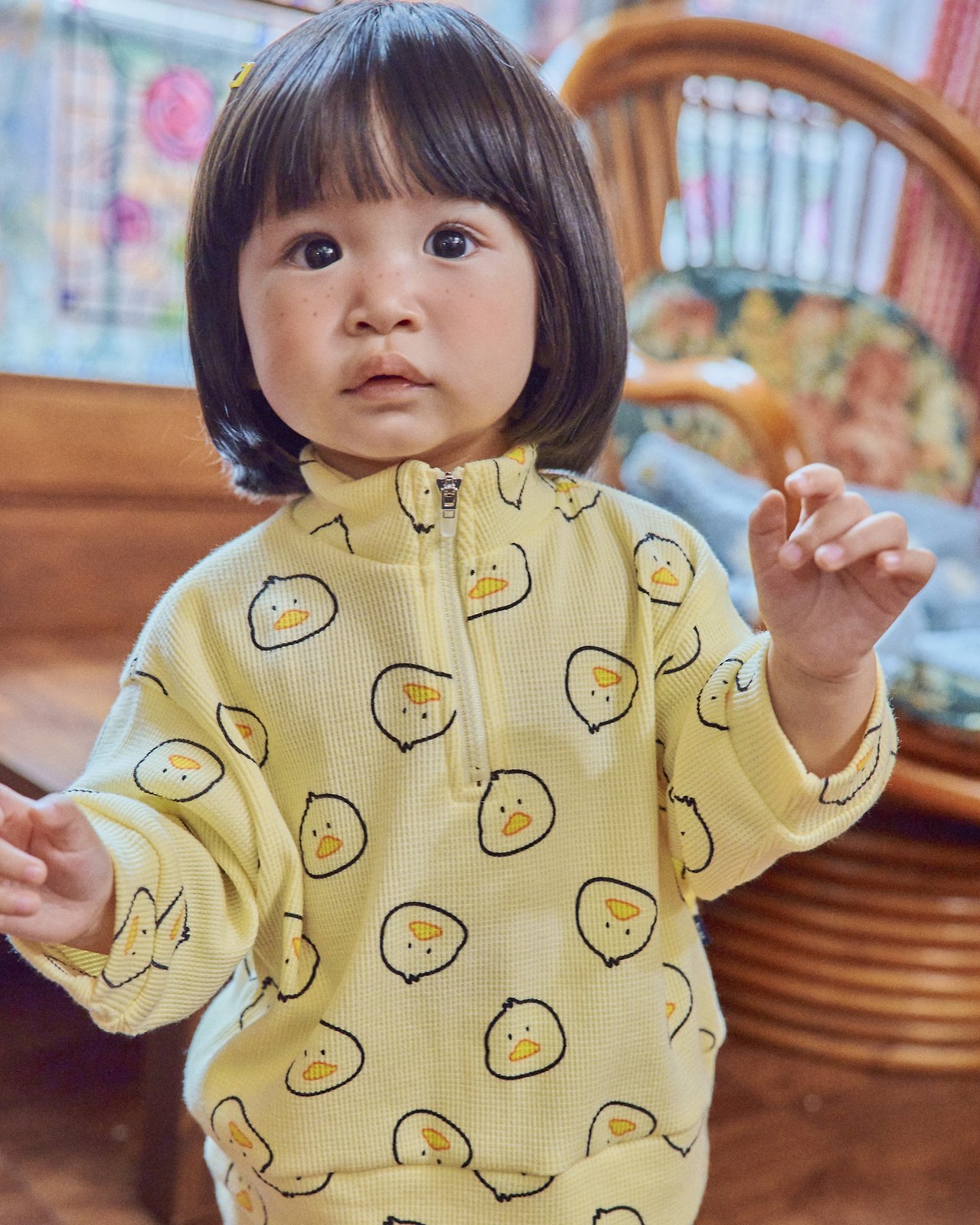 OOTT | Little Farm Waffle Anorak set