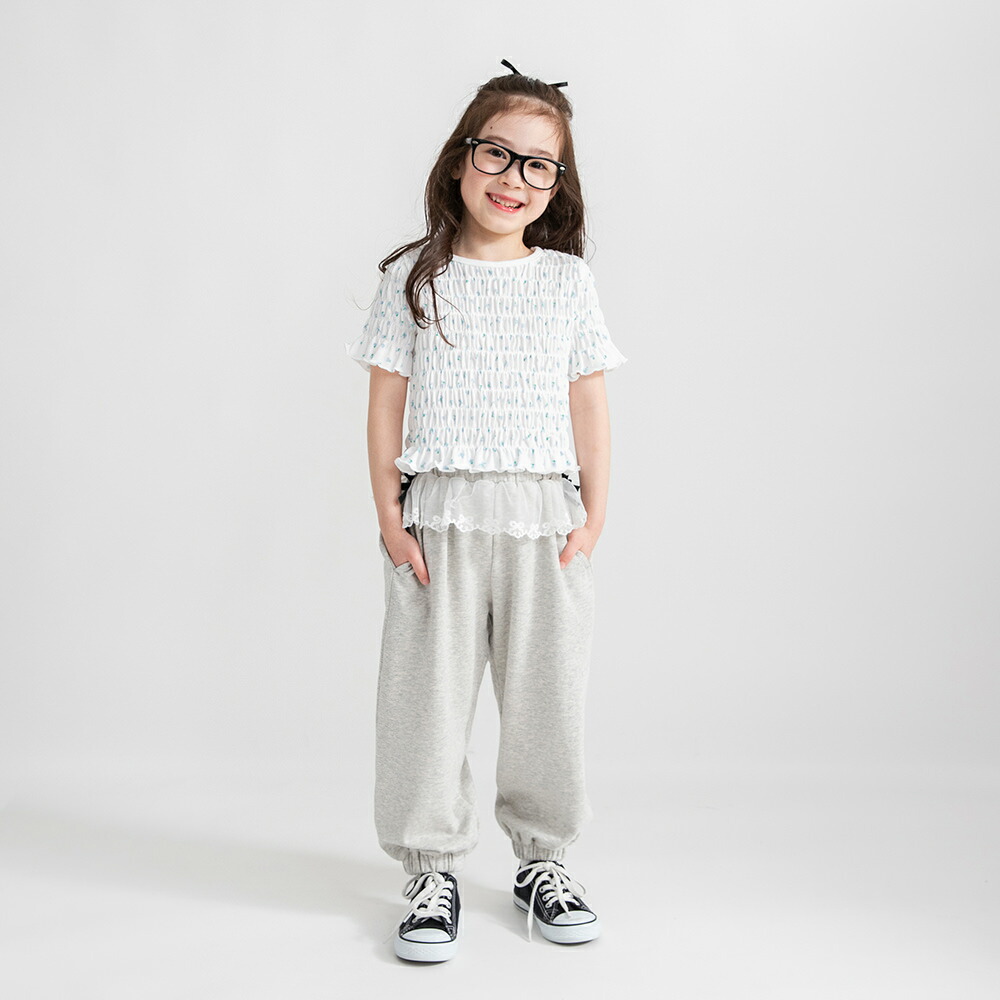 🆕【⭐訂購⭐】🌀 🇯🇵 日本直送🇯🇵 薄紗蕾絲腰帶運動褲［2款選］ 🌀 [ELCA-0120][260412]