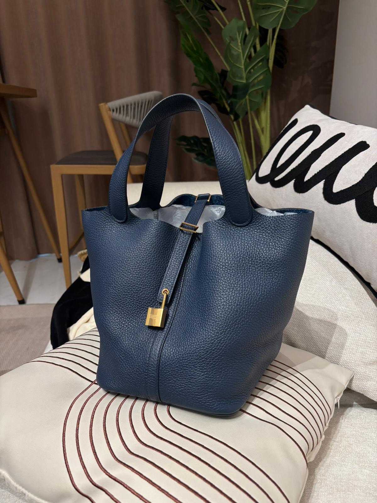 Hermes Picotin 22 Stamp U 100%Authentic, 95%New ✅Key Lock ✅Dust bag