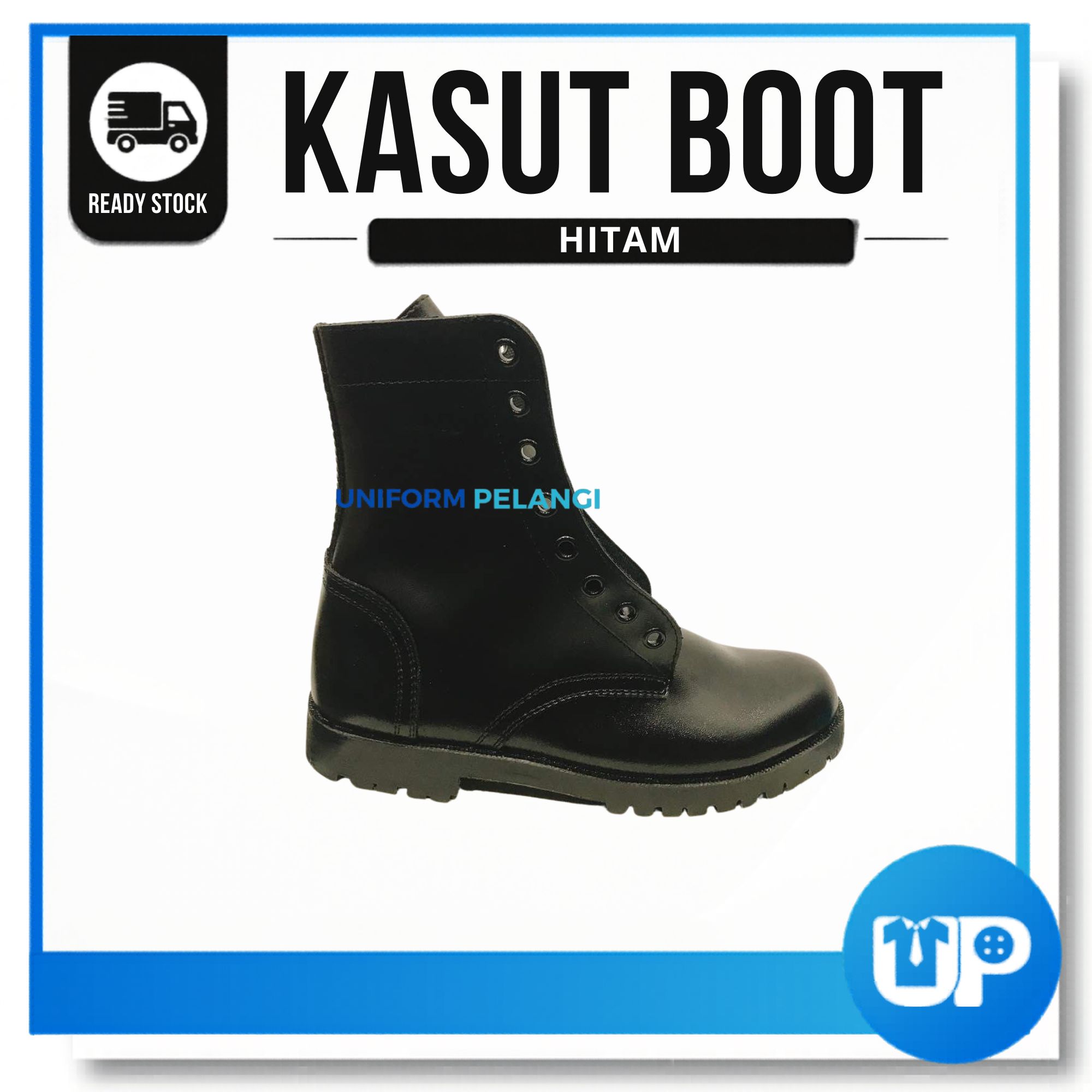 Kasut Boot / Kasut Kawad / Kasut Kadet Persatuan / Boot Kawad Kaki Sekolah [PREORDER]