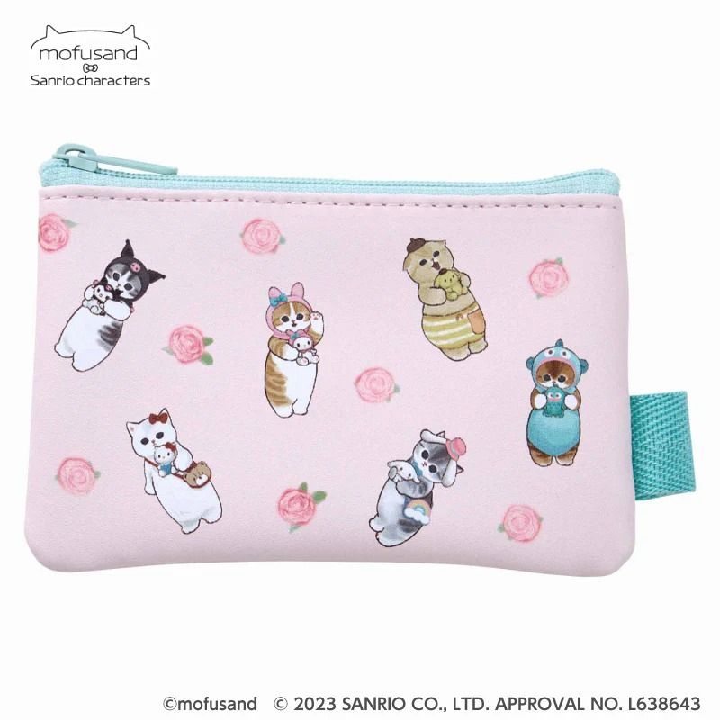 現貨 日版 鯊魚貓 mofusand x Sanrio Characters 小袋 | 梳打汽水款 一套兩個