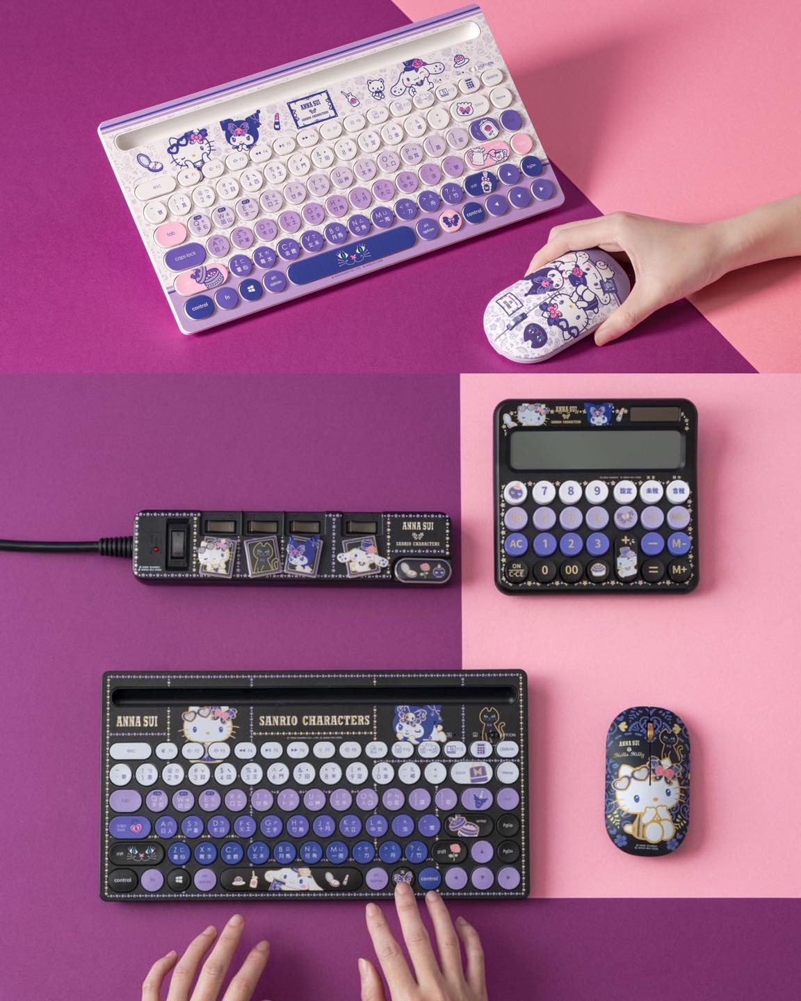 （約4月下旬到貨）🇹🇼台灣超商限定ANNA SUI× Sanrio 限定時尚聯名 第二彈💕