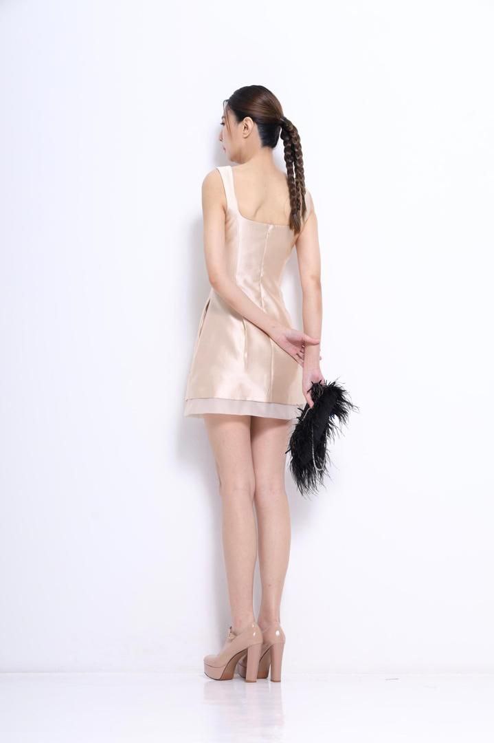 吊带方领连身裙 2119