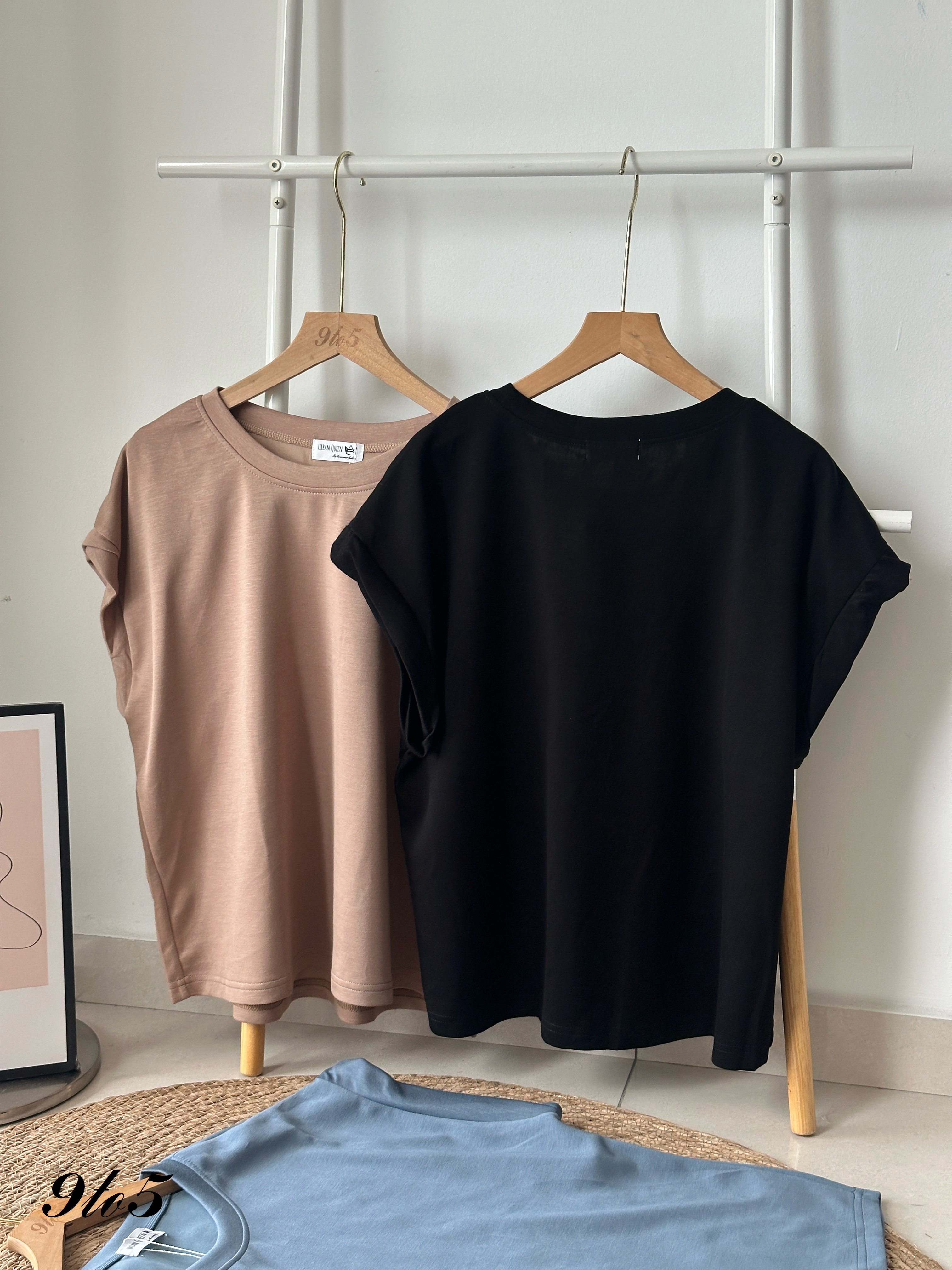 T4146 Cape Sleeve Oversize Tee - 4 Colors 
