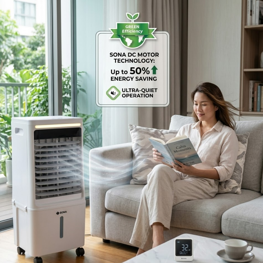 SONA BLDC Air Cooler with Remote SAC 6360DC APR