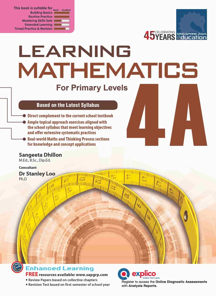 LEARNING MATHEMATICS For Primary Levels 4A