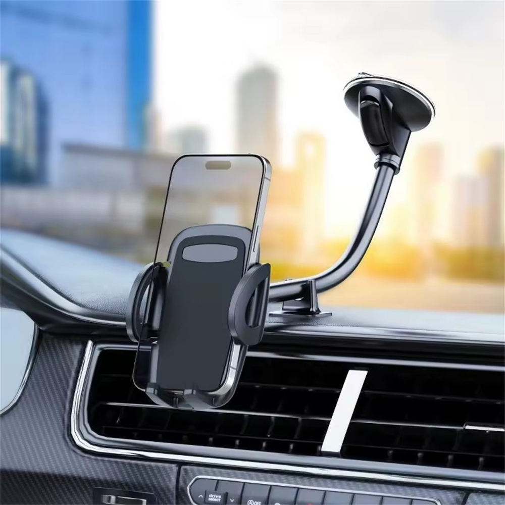 車載手機支架 擋風玻璃 出氣口 兩用 黑色 UB0251