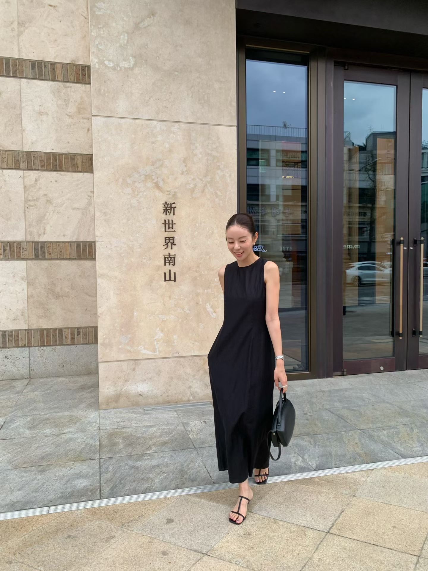 Elegant one piece long dress (with inner dress)