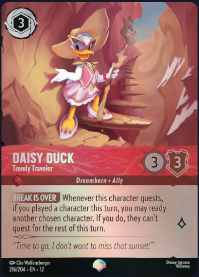 216/204 Daisy Duck - Trendy Traveler EP