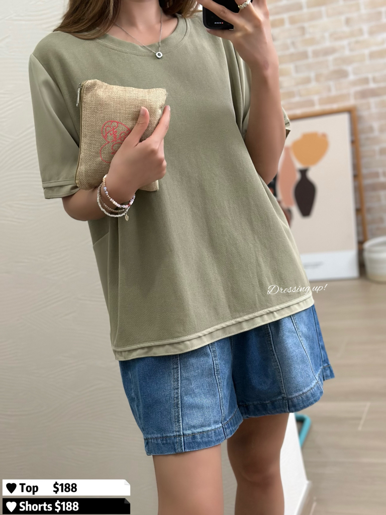 最強速乾｜簡約拼色上衣