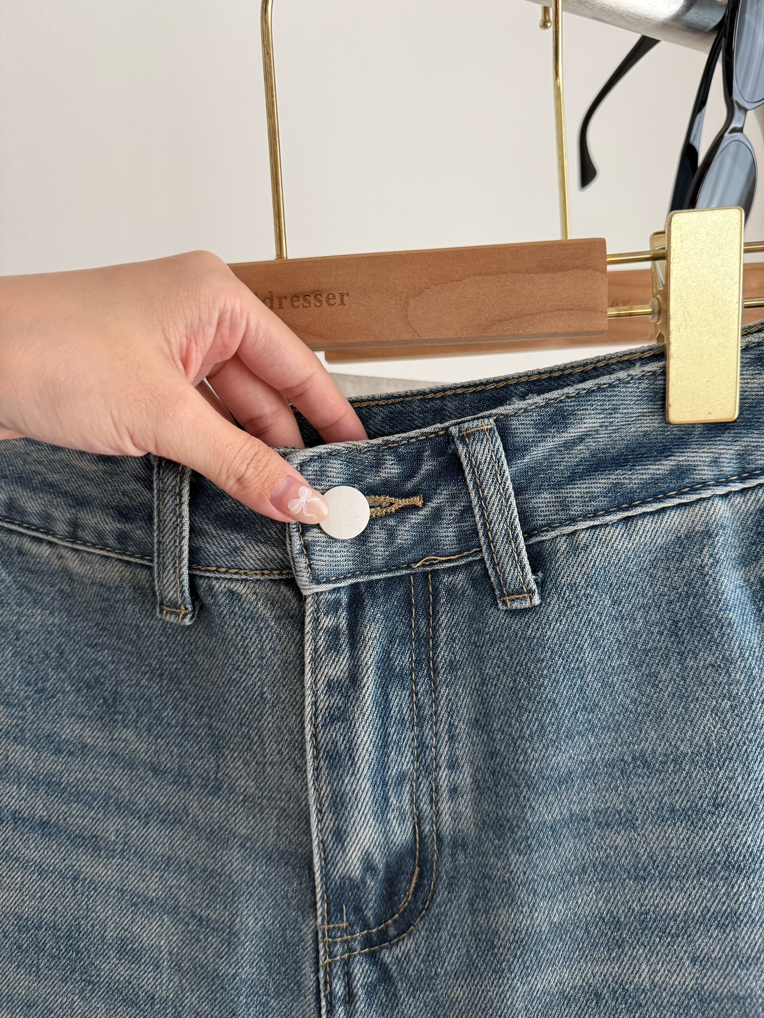 Aster Denim Shorts | Blue