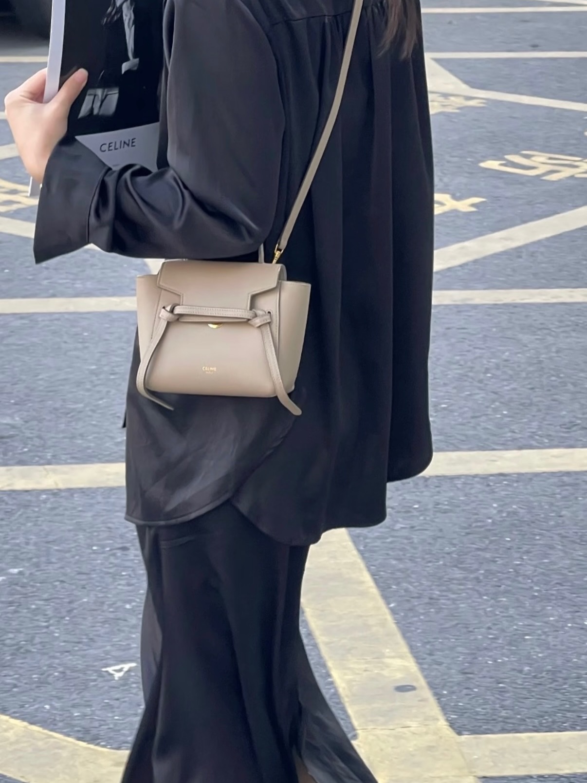 Celine👜 PRE OWNED 🛍️奶茶色Nano belt bag 有塵袋