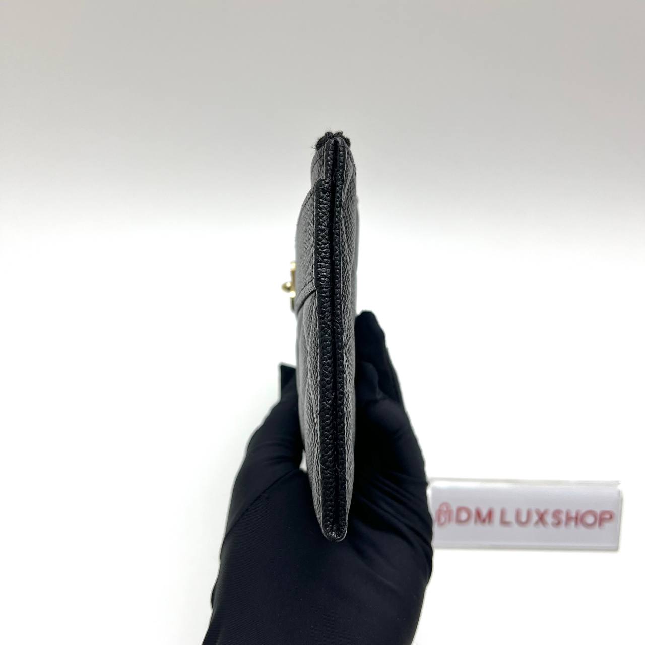 Chanel Mademoiselle Caviar Zip Pouch (Serial 27)