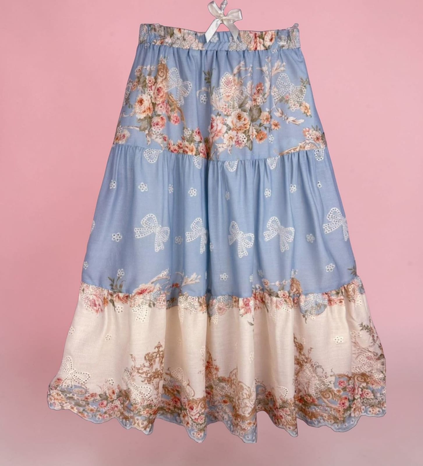 🌟高質刺綉半截通花裙🌟