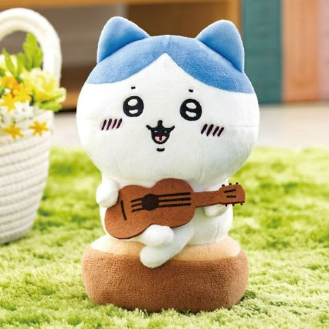 日版CHIIKAWA小八唱歌彈結他毛公仔Hachiware