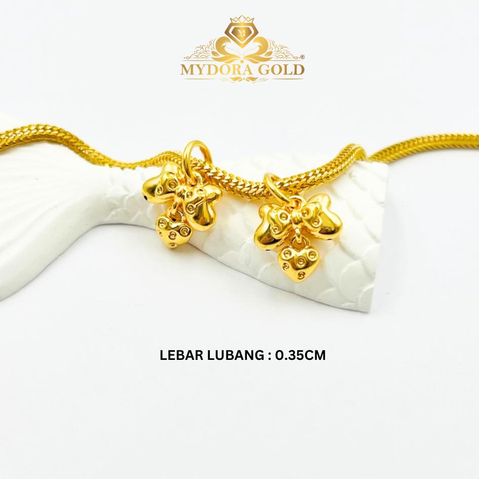 MYDORA Loket Minie Ribbon Love Lock (5G) l EMAS 916/22K