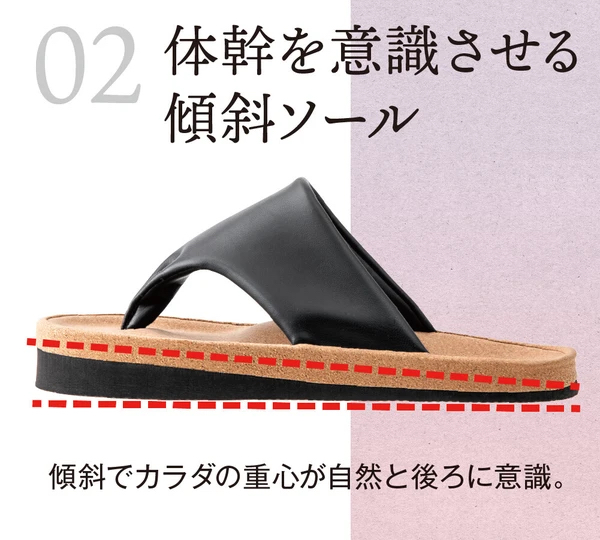 日本Sliet Hanao 姿勢調整足弓支撐分趾拖鞋