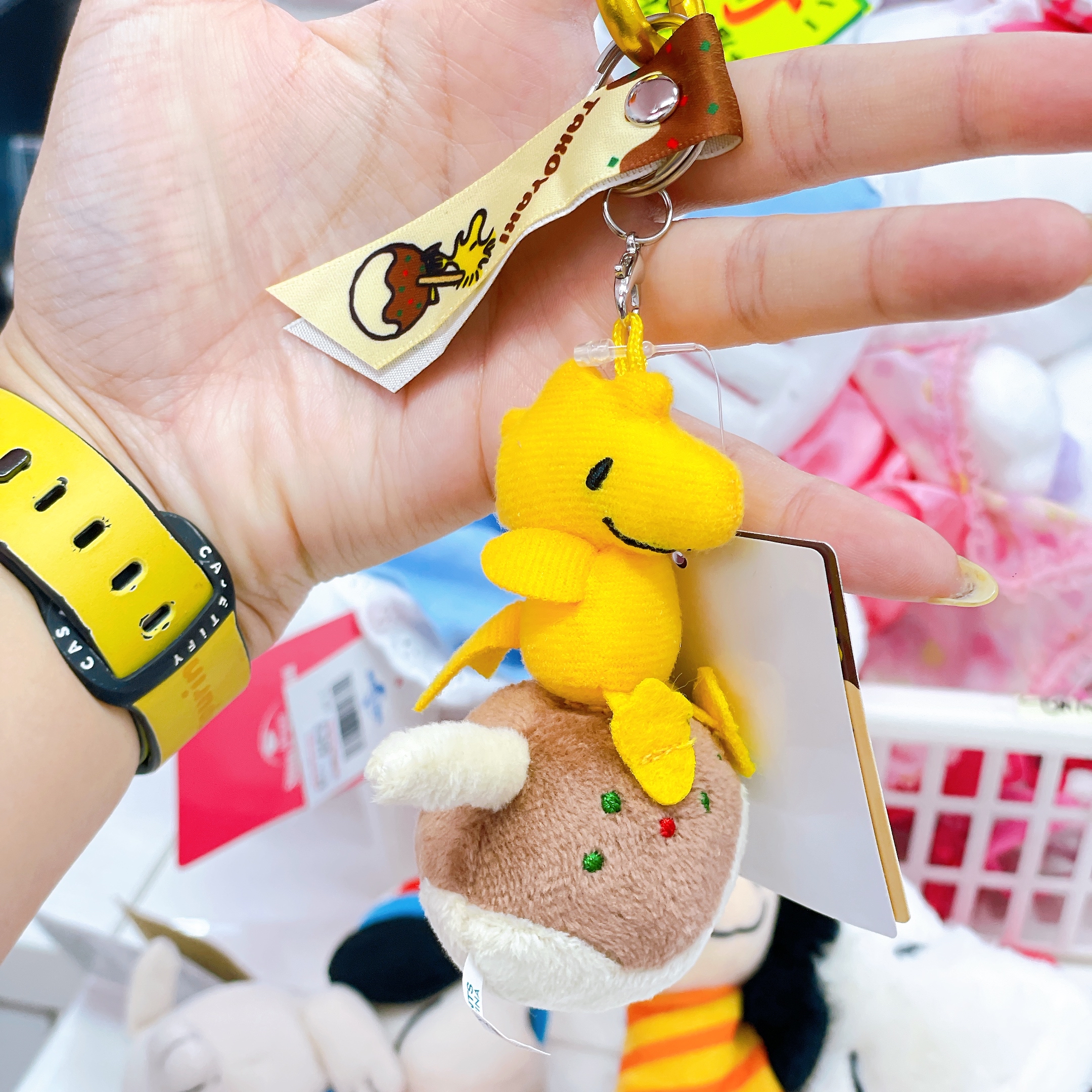 日本直送大阪限定心齋橋Snoopy wood stock公仔/掛飾