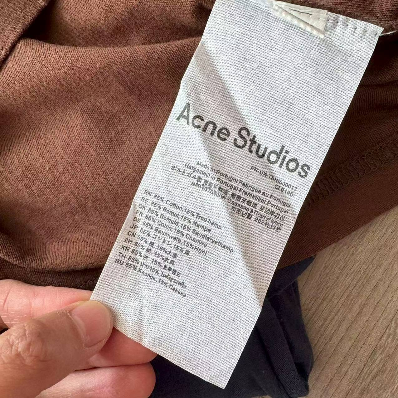 $168件。2件起$ 158件。🔥【人氣新款｜A-CNE *1996設計亞麻棉短袖Tee】🔥