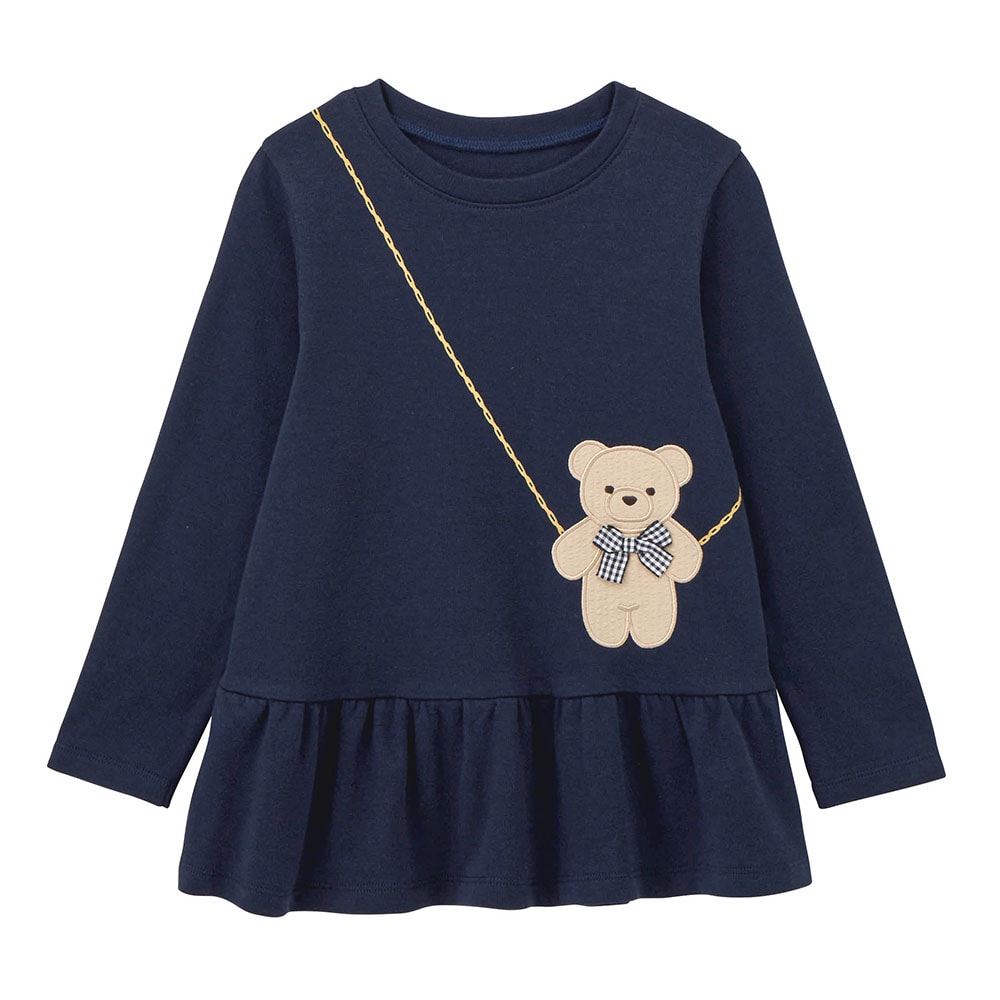 🆕【⭐訂購⭐】 🇯🇵日本直送🌀GITA 小貓 / 小熊圖案 荷葉邊束腰上衣🌀[ELBA-0047][260306]