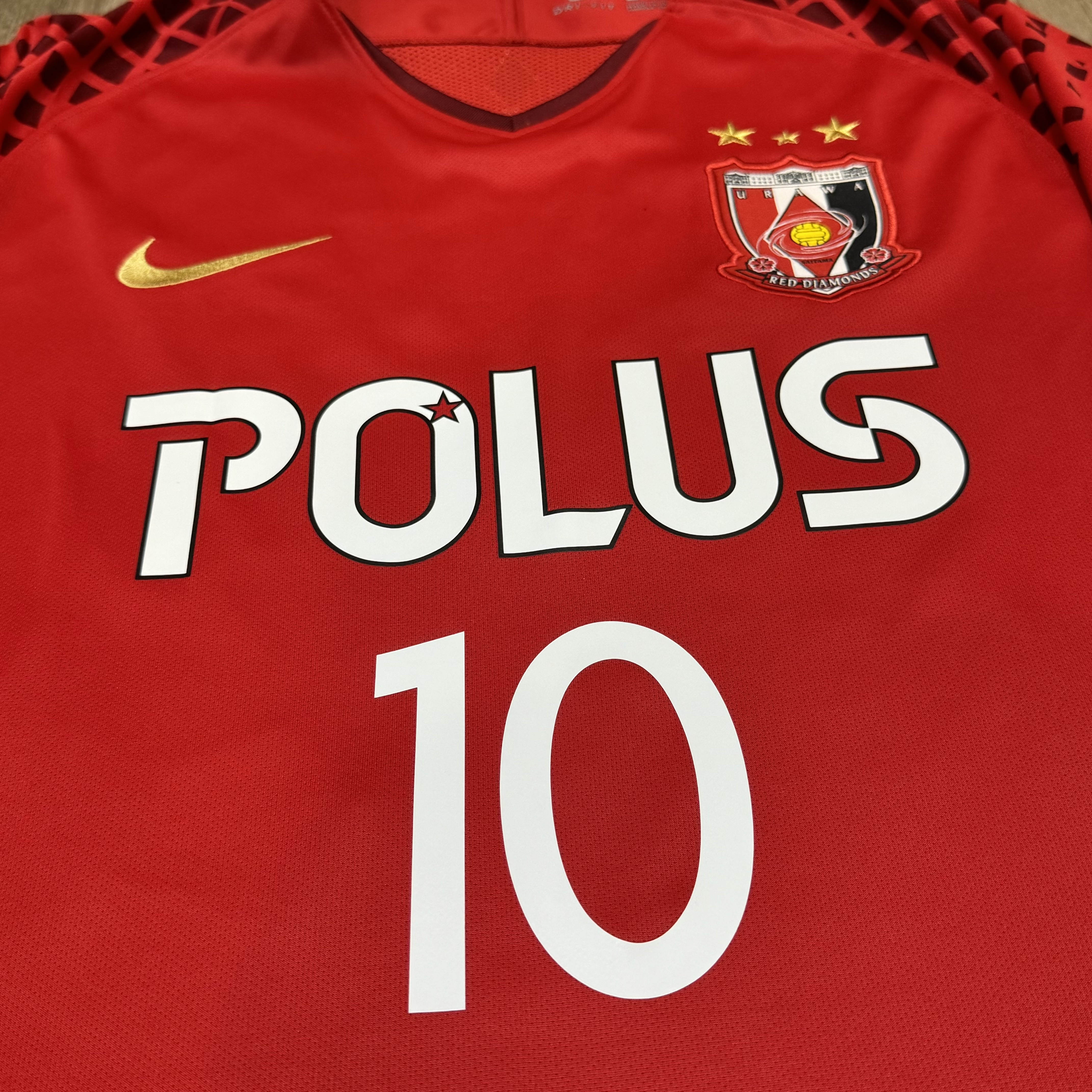 Urawa Reds 2018 player issue shirt  #10 Kashiwagi