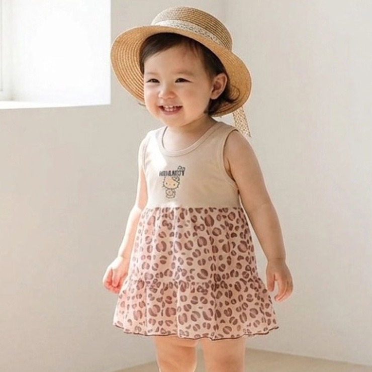 🇯🇵限量預訂 日本直送🇯🇵Sanrio Hello Kitty豹紋連身泳衣