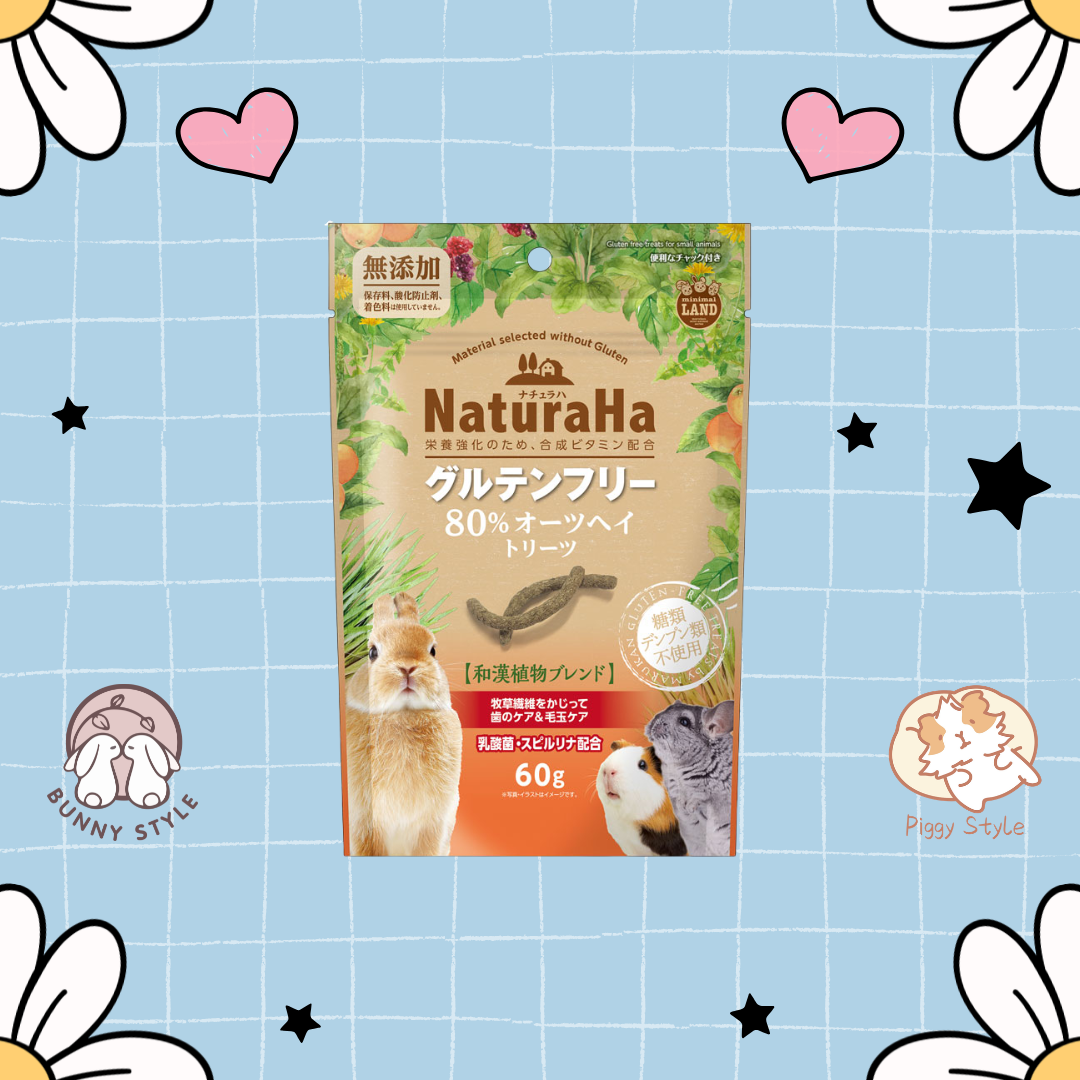 日本 Marukan 無麩質80%燕麥草條 60g