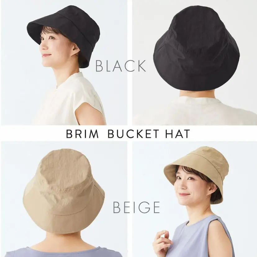 現貨🌸日本直送 | 日本抗UV | 吸水速乾 | 撥水加工防曬帽/太陽帽/漁夫帽 （卡其色）