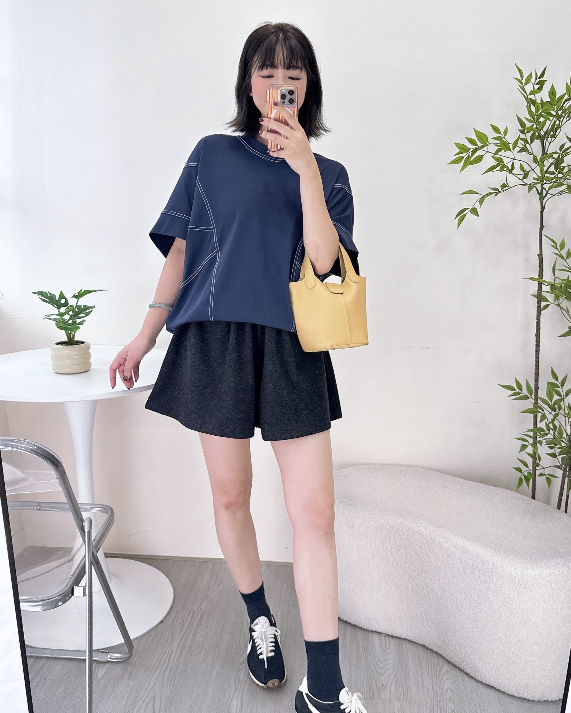 車明線蝙蝠袖棉料上衣 3色