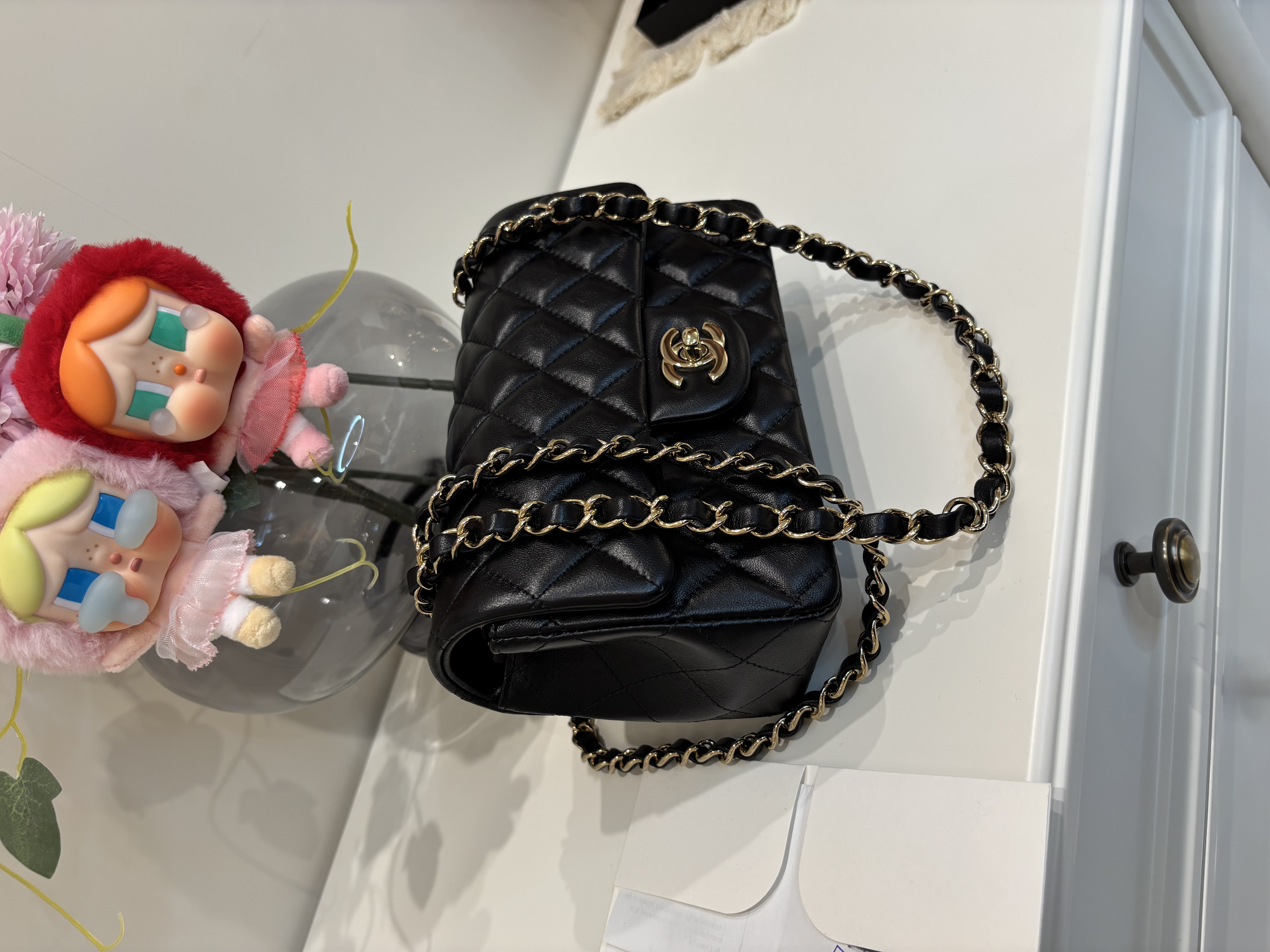 Chanel mini flap bag A69900 20cm classic flap 100%Authentic, 98%New ✅專門店收據✅晶片✅塵袋✅盒 
