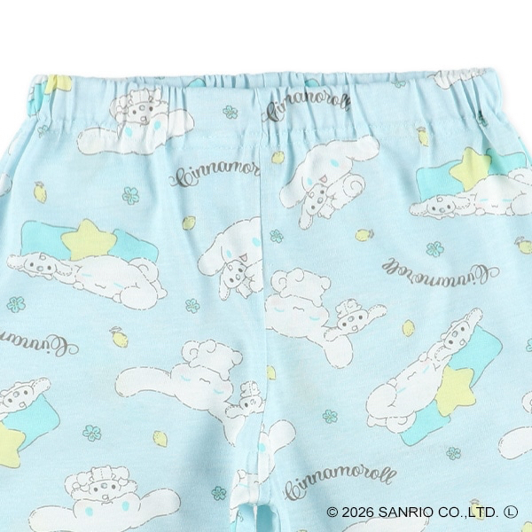 🇯🇵預訂 日本直送🇯🇵清爽材質玉桂狗滿印絲帶短袖家居服上下套裝