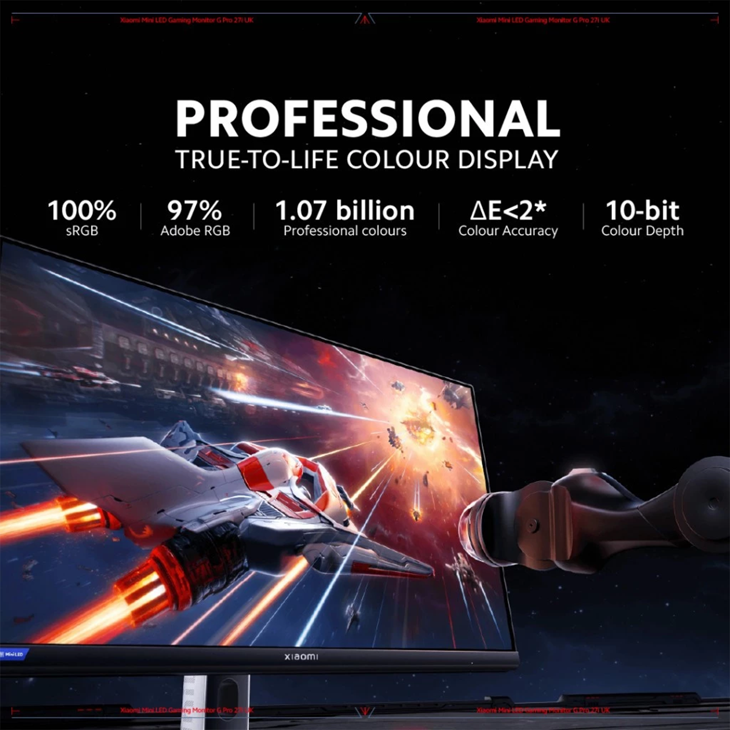 Xiaomi 27" G Pro 27i Mini LED Gaming Monitor 180Hz (ELA5587UK)