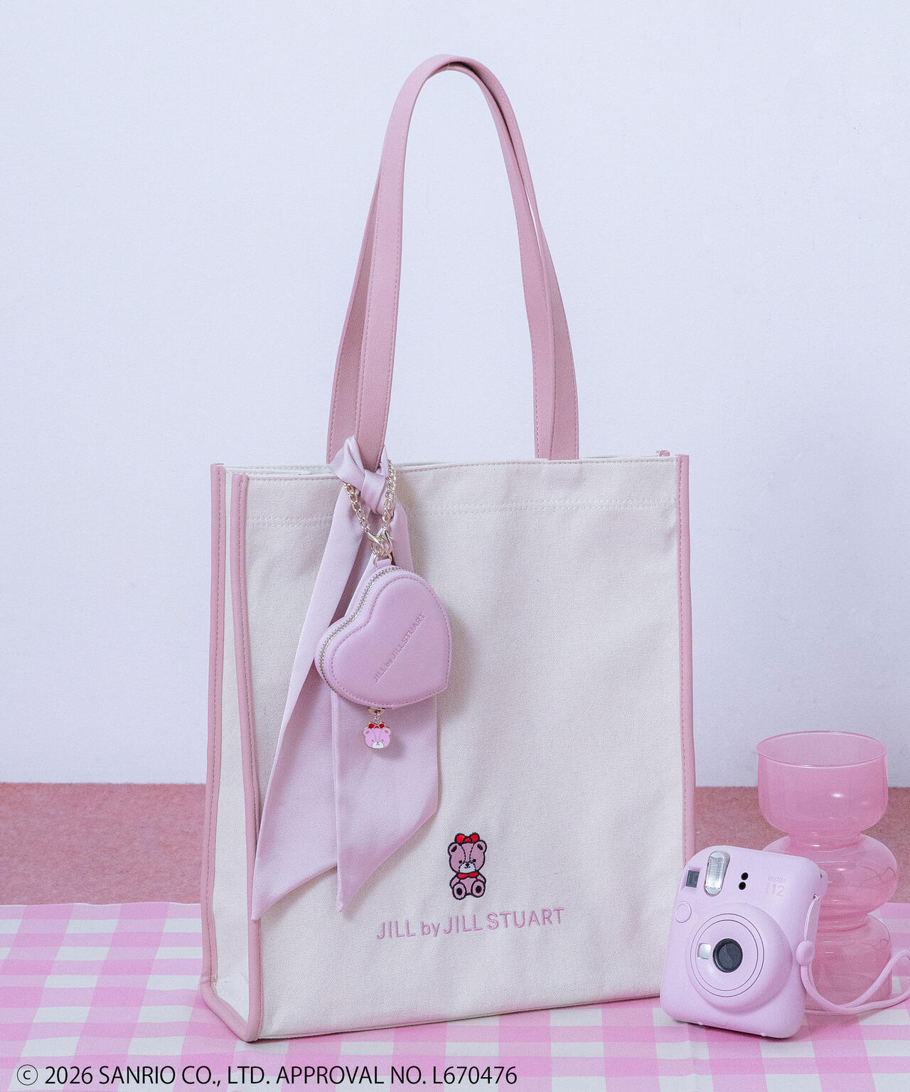 🎀【預訂】 JILL by JILL STUART Tiny Chum Collaboration Tote Bag - Pink