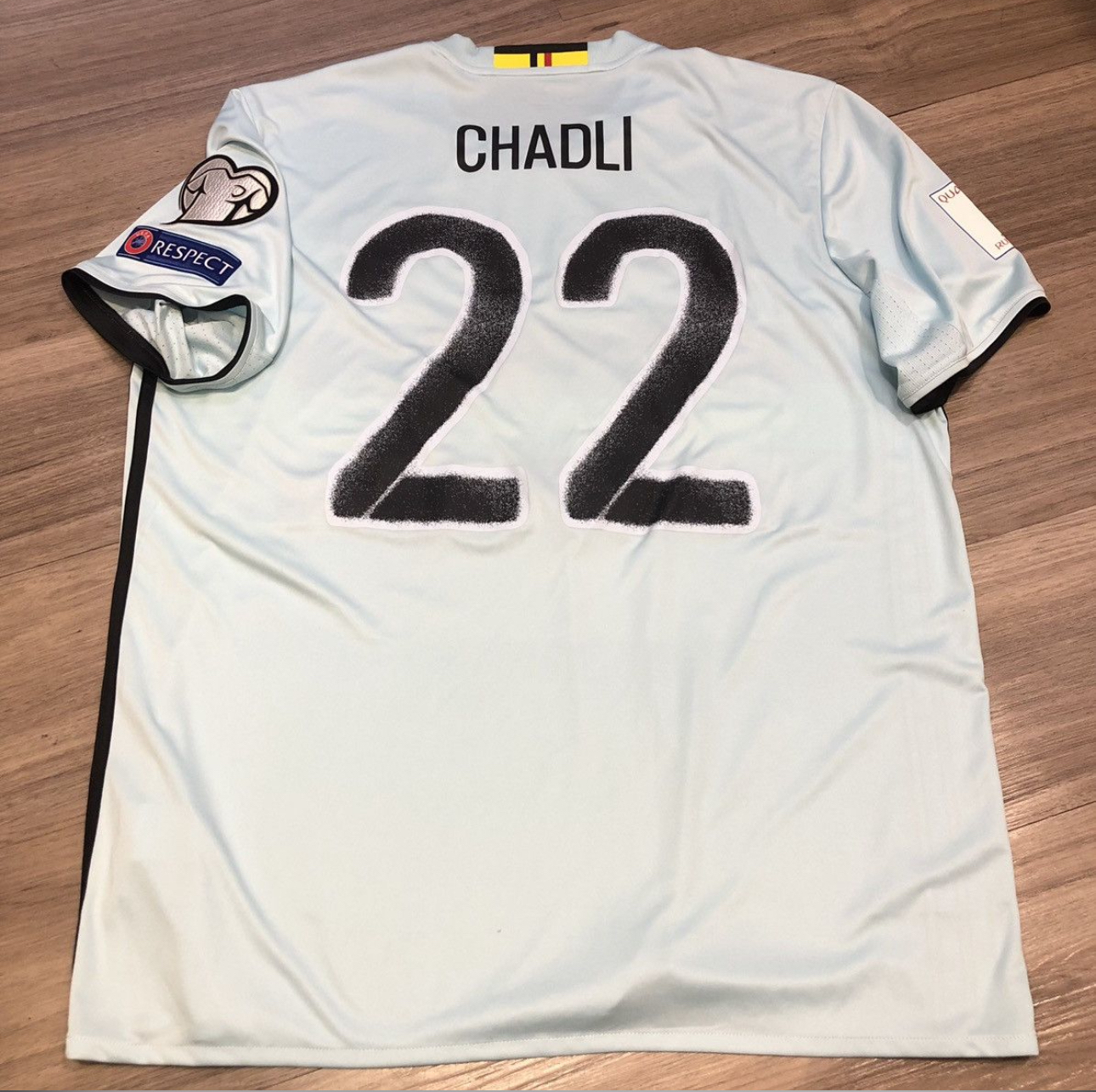 belgium 16/18 away shirt #22 Chadli