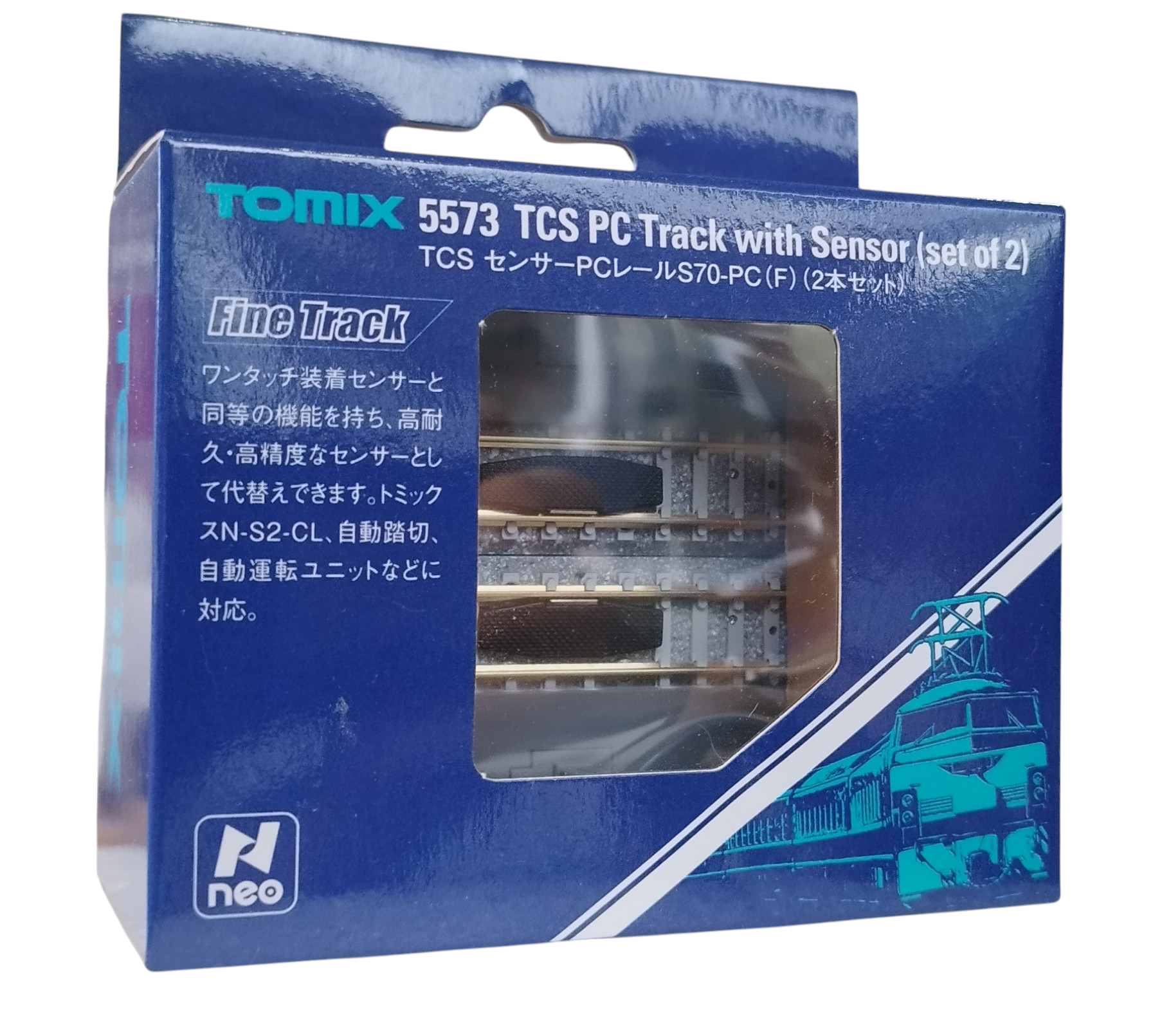 Tomix 5573 TCS Sensor PC 導軌 S70-PC(F)（2 件組）