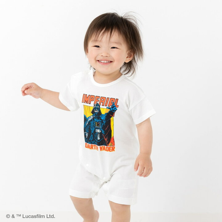 🇯🇵預訂 日本直送🇯🇵兩色Star Wars星球大戰黑武士印花短袖連身服