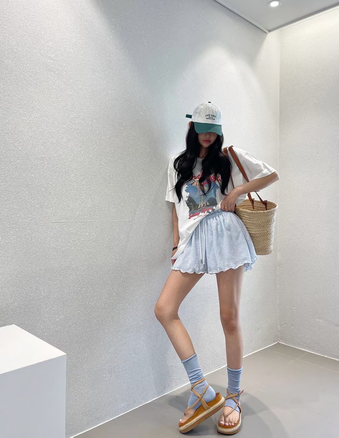 🇰🇷東大門女裝 | stripe shorts