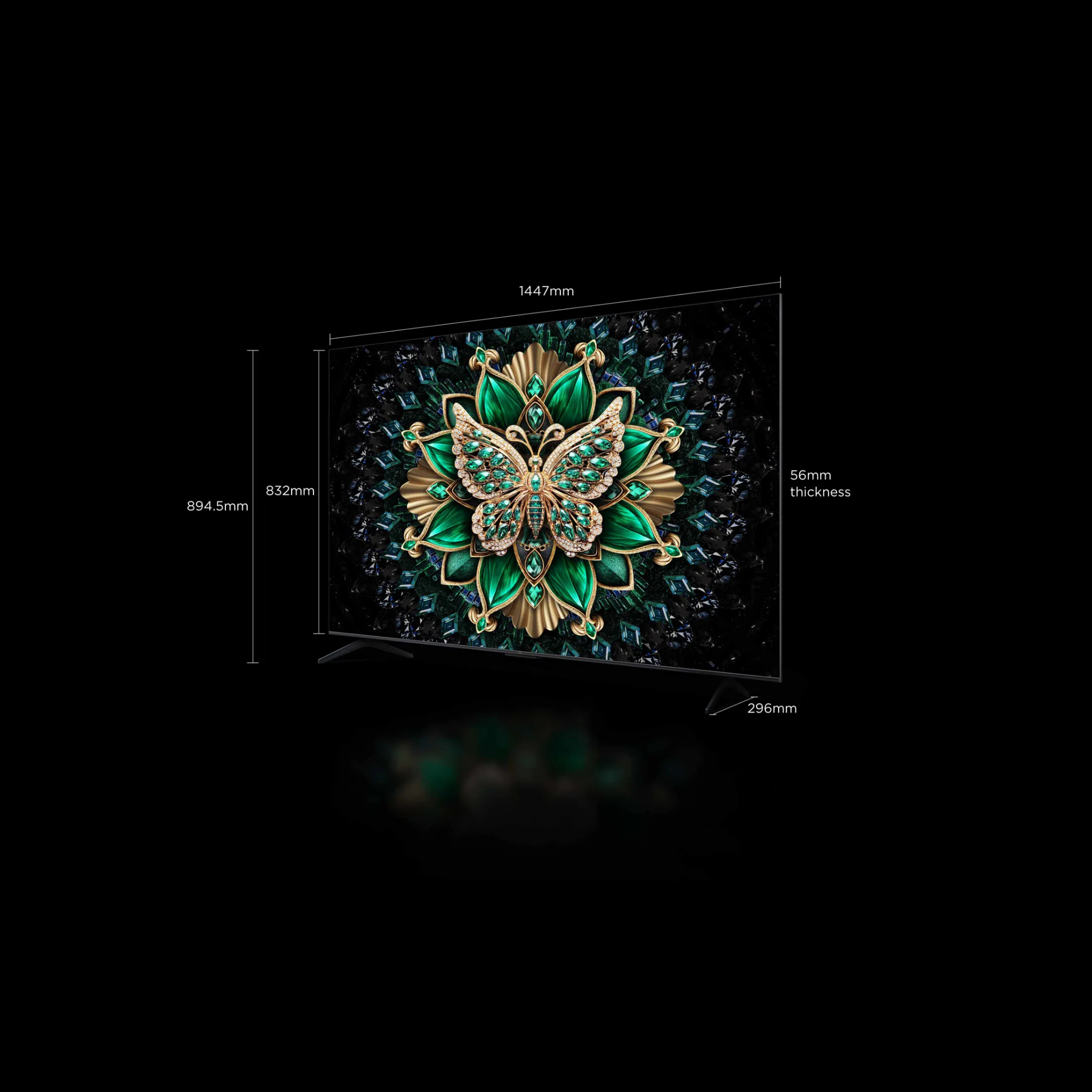 TCL 65" C6K Series QD-Mini LED 4K Google TV (65C6K)