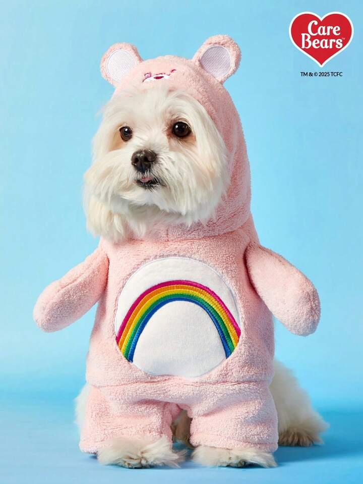 可愛彩虹熊寵物服裝