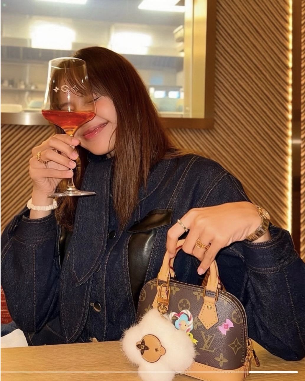 Louis Vuitton 路易威 限量版 nano alma連 charm